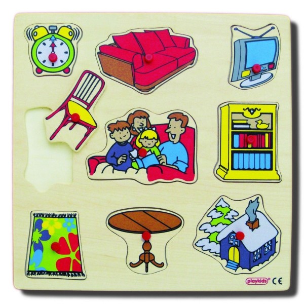 Playkids Evimiz (Ahşap Yapboz)